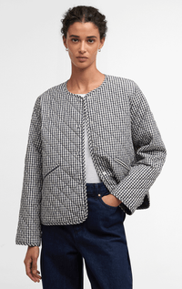 Barbour- Collarless Quilted Jacket - Barrington's