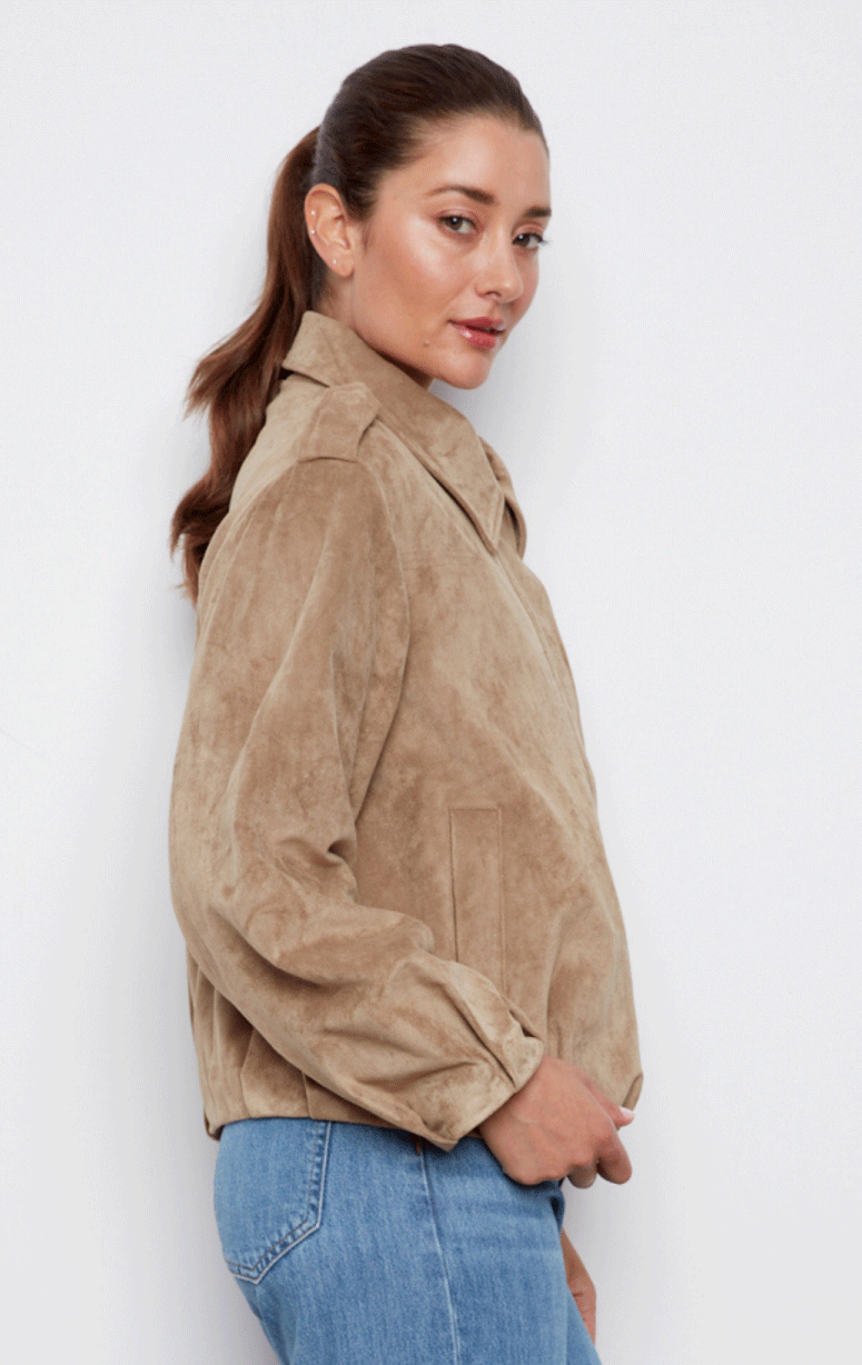 Adroit- Faux Suede Jacket - Barrington's
