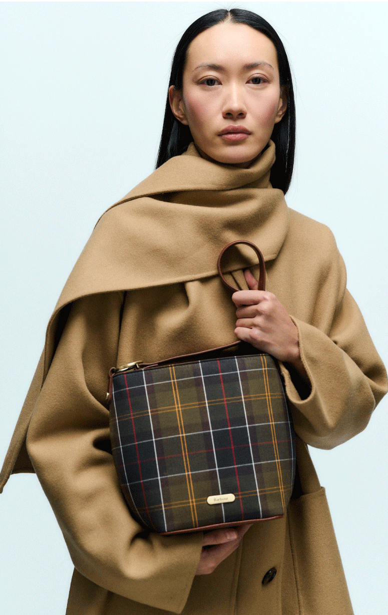 Barbour- Tartan Bucket Bag - Barrington's