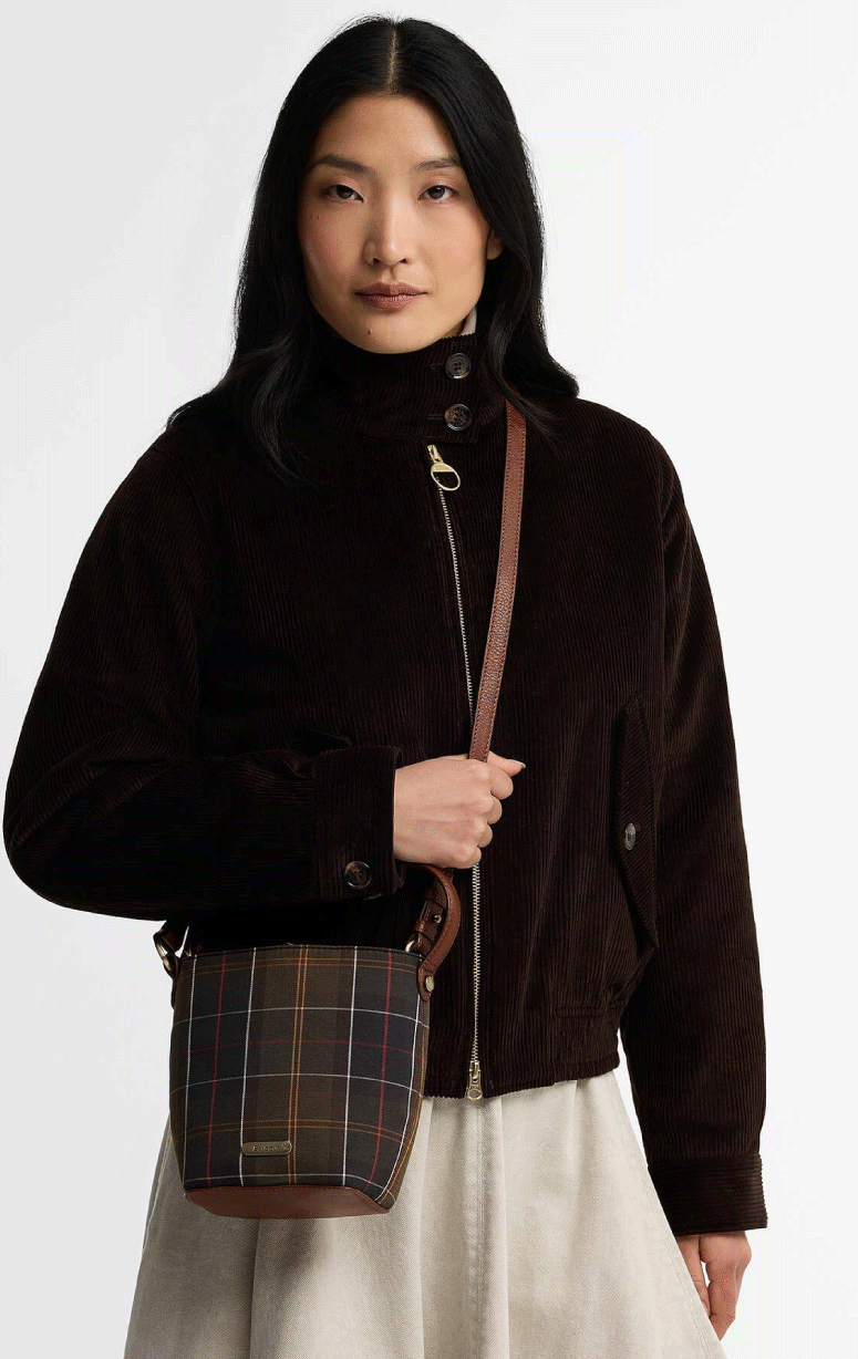 Barbour- Mini Tartan Bucket Bag