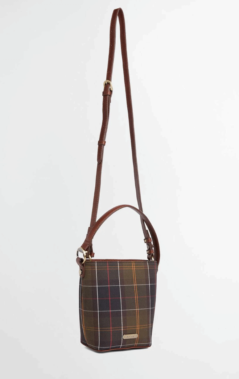 Barbour- Mini Tartan Bucket Bag