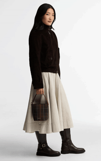 Barbour- Mini Tartan Bucket Bag
