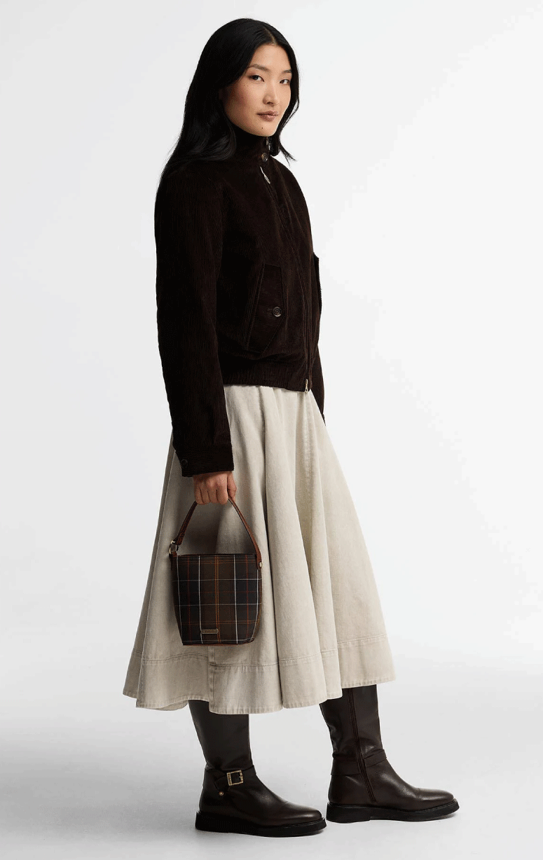 Barbour- Mini Tartan Bucket Bag