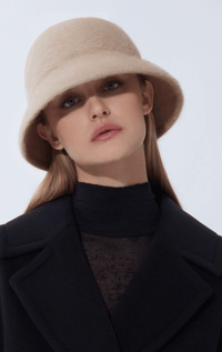 Cinzia Rocca- Angora Cloche Hat