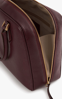 Cinzia Rocca- Leather Handbag with Double Zipper