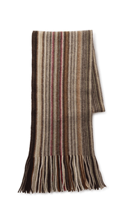Mackie of Scotland- Wool & Angora Striped Scarf