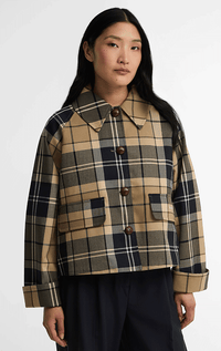 Barbour- Delilah Tartan Showerproof Jacket