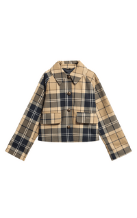 Barbour- Delilah Tartan Showerproof Jacket