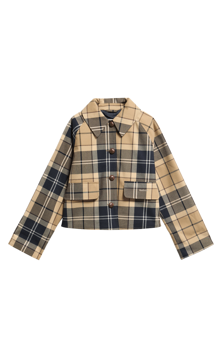 Barbour- Delilah Tartan Showerproof Jacket