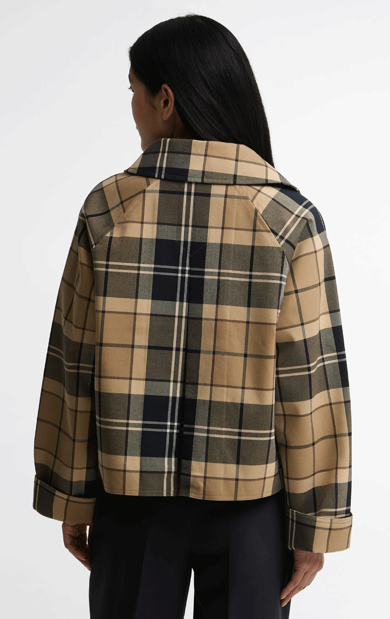 Barbour- Delilah Tartan Showerproof Jacket