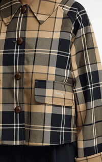 Barbour- Delilah Tartan Showerproof Jacket