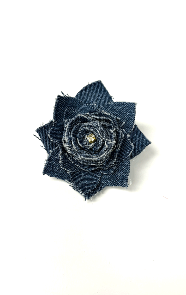 Handmade Recycled Fabric Brooch - Barrington's