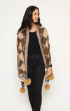 Diamond & Belt Print Reversible Wrap - Barrington's