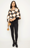 Diamond & Belt Print Reversible Wrap - Barrington's