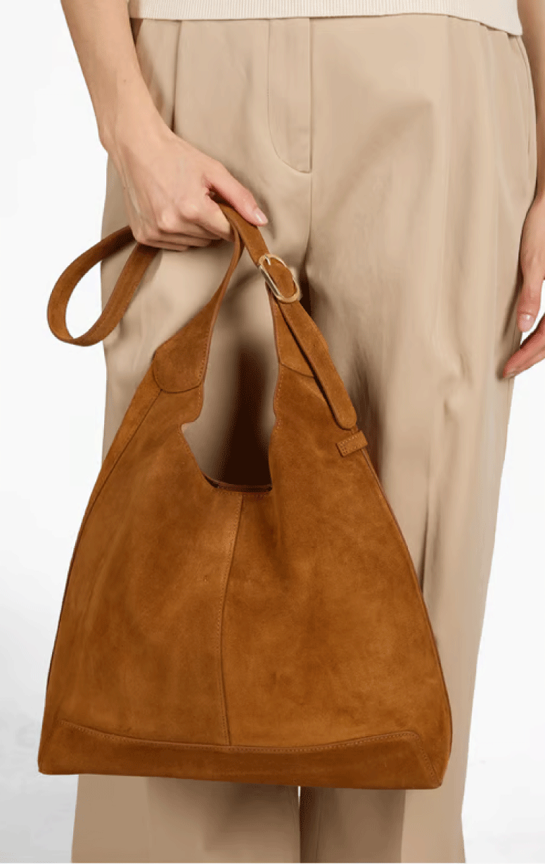 Nat & Nin- Leather Hobo Bag