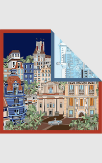 Barbieri- Silk Square Scarf - Barrington's