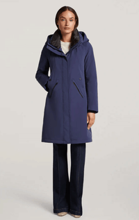 Creenstone- 7/8's Insulated Raincoat with Hood
