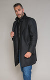 Barringtons - Wool & Cashmere Top Coat with Bib