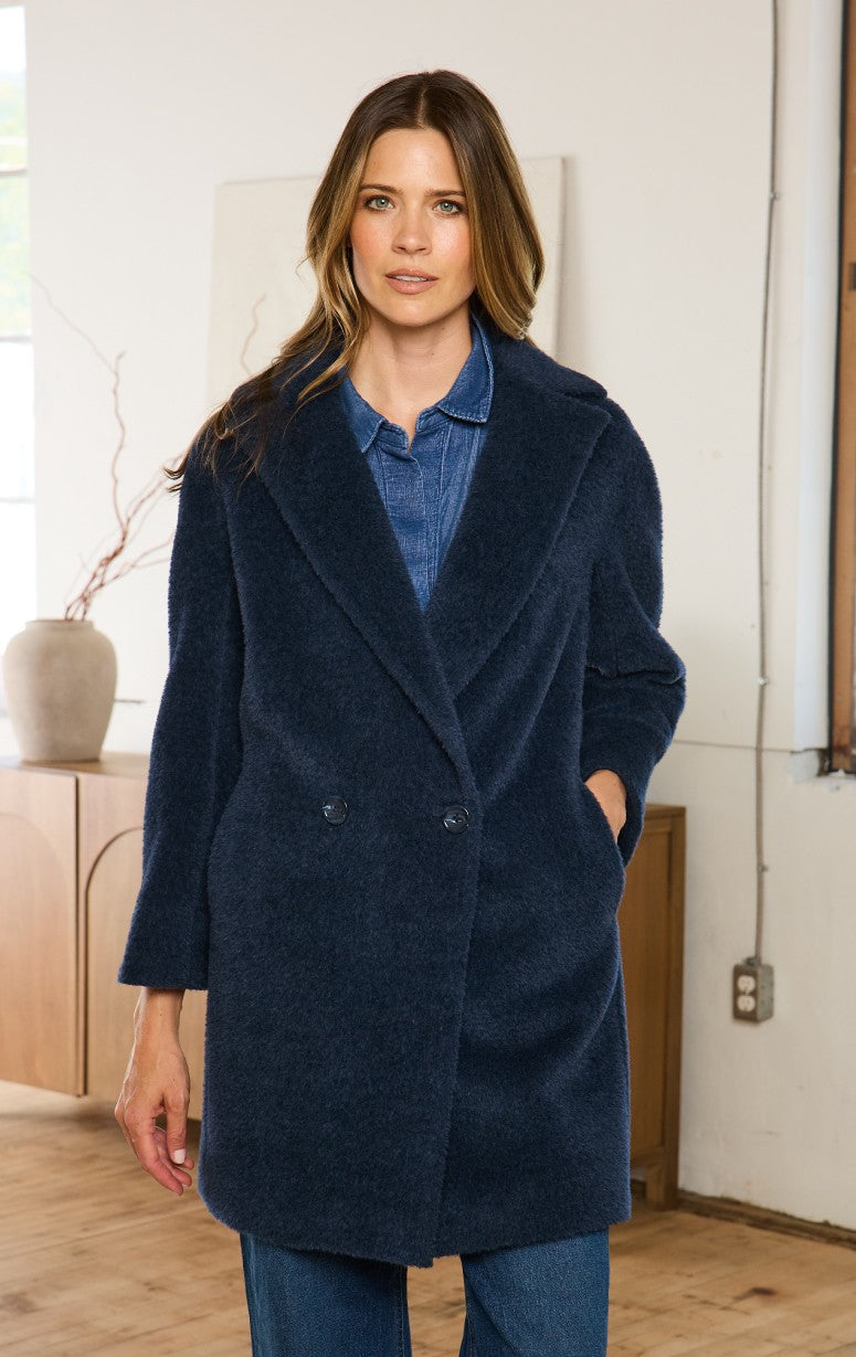 Cinzia rocca alpaca and wool coat best sale