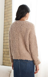 Luna - Boucle Alpaca Cardigan - Barrington's