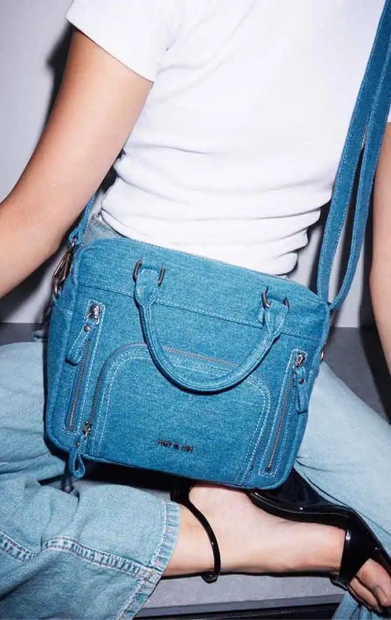 Mini Macy Denim Handbag