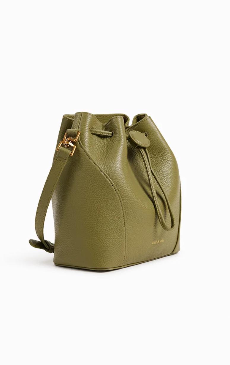 Norah - Leather Bucket Bag