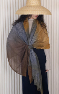 Oats & Rice: Dip Dyed Cashmere Scarf