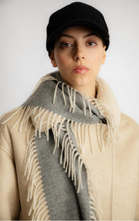 Cashmere Fringe Scarf - Barrington's