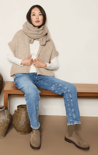 La Tierra- 100% Alpaca Knit Vest - Barrington's