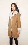HISO- Raw Edge Shearling Jacket