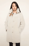 HISO- Raw Edge Shearling Jacket