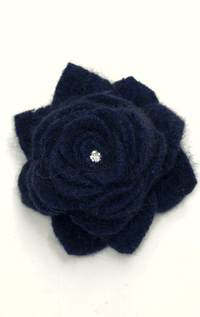 Handmade Recycled Fabric Brooch