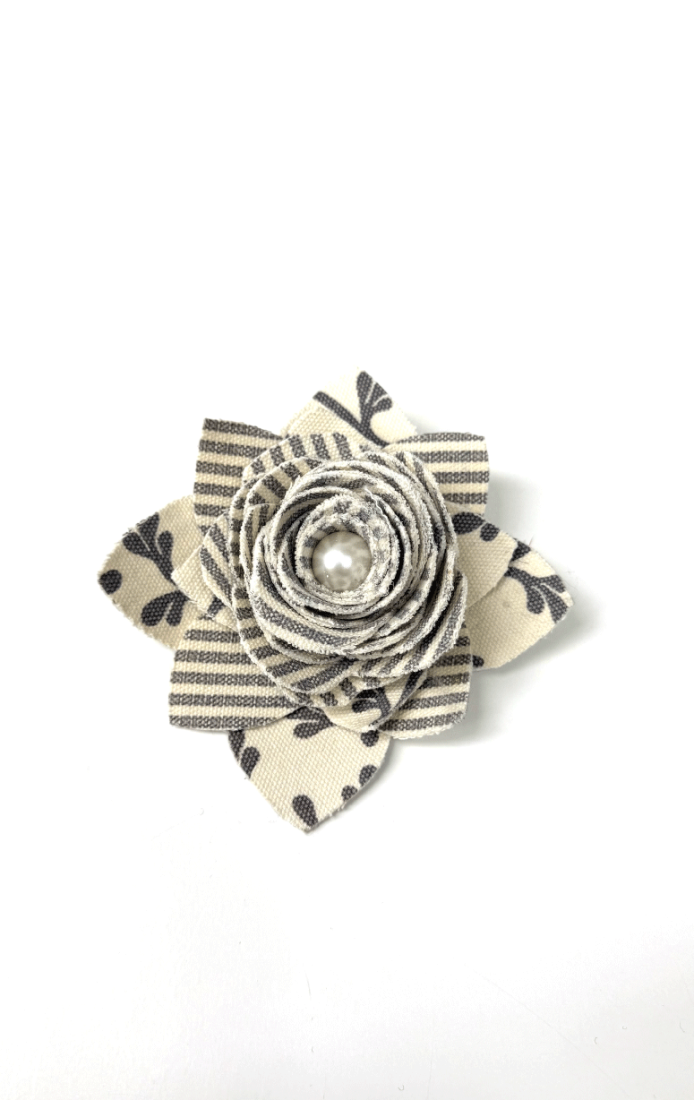 Handmade Recycled Fabric Brooch - Barrington's