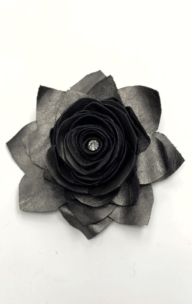 Handmade Recycled Fabric Brooch