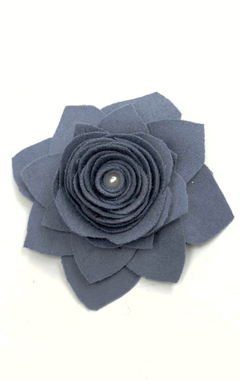 Handmade Recycled Fabric Brooch