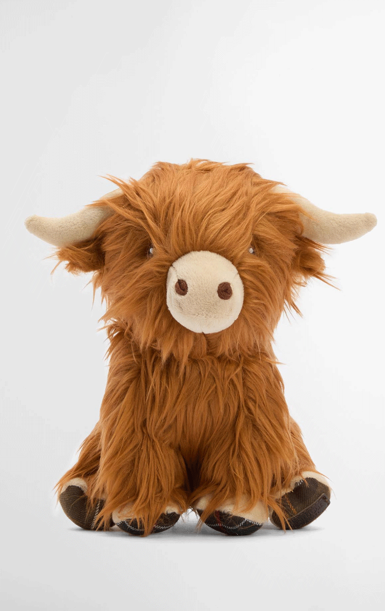 Barbour- Highland Cow Dog Toy