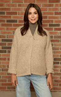 Latierra- Humo Alpaca Cardigan