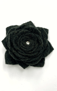 Handmade Recycled Fabric Brooch