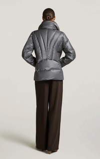 Creenstone- Down Puffer with Faux Fur Trim