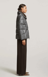 Creenstone- Down Puffer with Faux Fur Trim