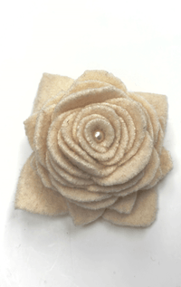 Handmade Recycled Fabric Brooch