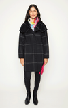 Soia & Kyo- 7/8s Windowpane Jacket