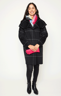 Soia & Kyo- 7/8s Windowpane Jacket