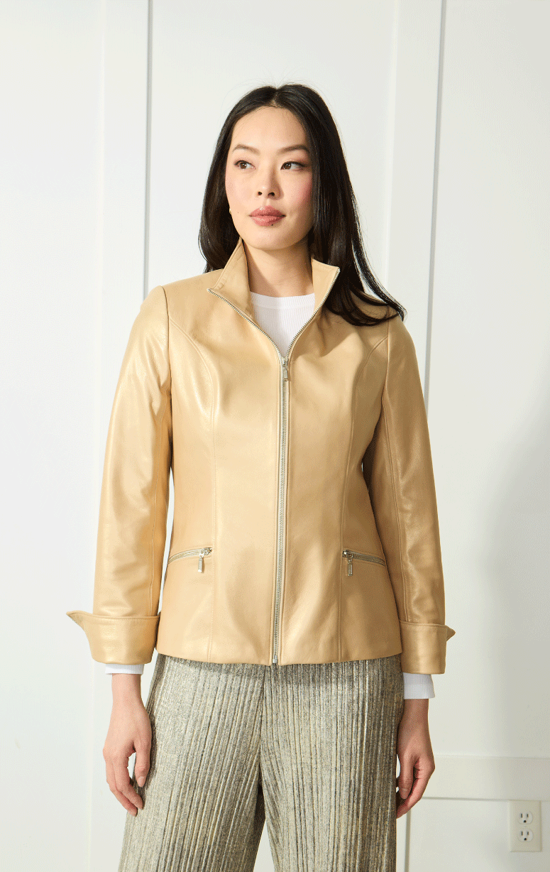 Barrington's - Short Leather Jacket