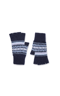 Mackie of Scotland- 100% Wool Fairisle Fingerless Gloves