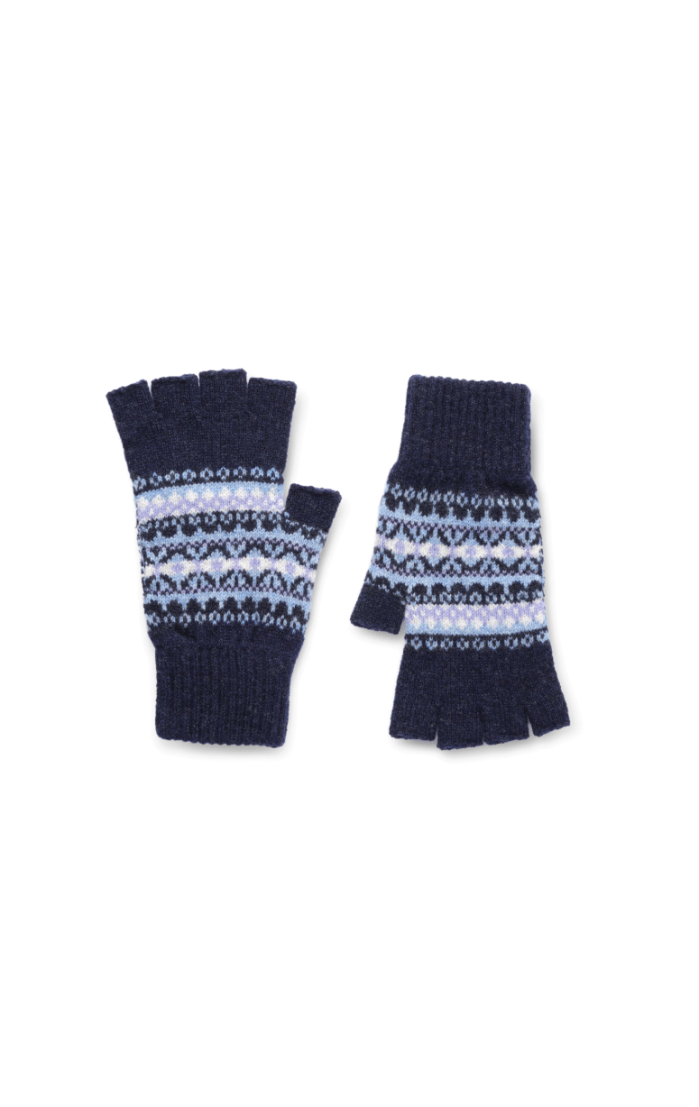 Mackie of Scotland- 100% Wool Fairisle Fingerless Gloves