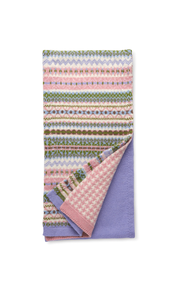 Mackie of Scotland- 100% Wool Fairisle Scarf