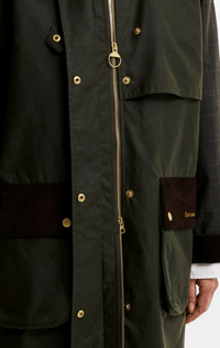 Barbour- Checked Kirklees Waxed Jacket