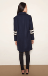 HISO- Two Button Coat with Knit Sleeve