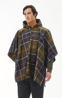 Barbour - Tartan Showerproof Packable Poncho - Barrington's